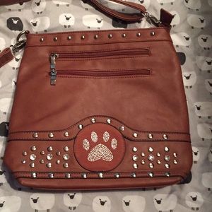 Paw Print Shoulder Bag